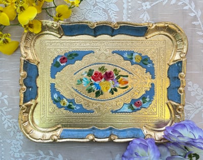 義大利佛羅倫斯手工長方小托盤3