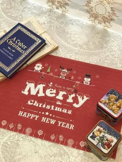 聖誕風印花餐墊/桌墊4