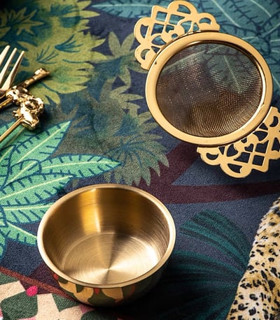 花形濾茶器+底座5