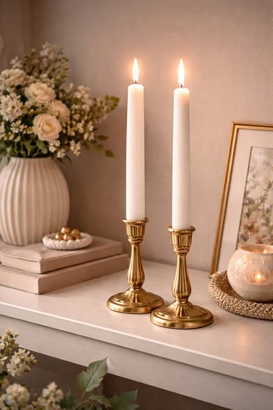 歐式極簡長型蠟燭 (成對販售)3