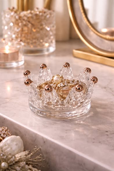 維多利亞皇冠玻璃飾品座3