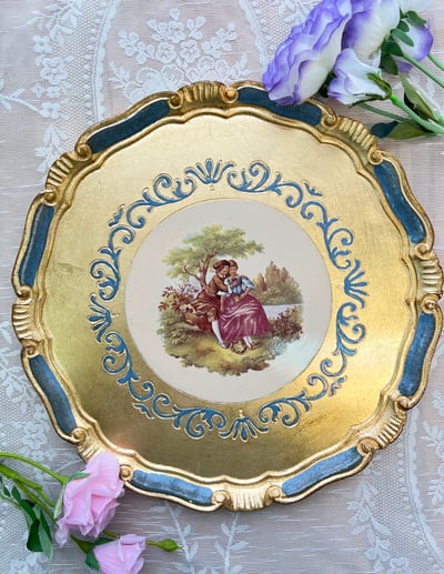 義大利佛羅倫斯手工談情說愛托盤3