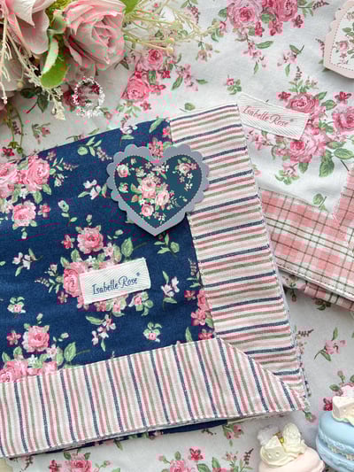 Isabelle Rose玫瑰韻致系列-100%純棉桌布1