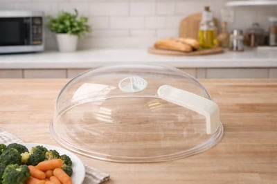 微波耐熱防噴濺/食物透明蓋罩1