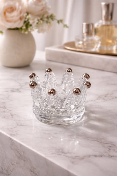 維多利亞皇冠玻璃飾品座1