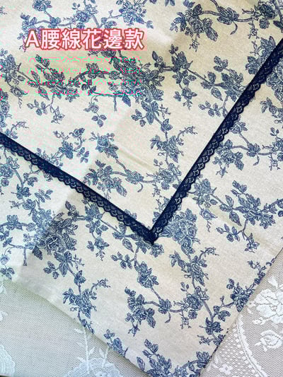 法式藍鈴花防油桌布3