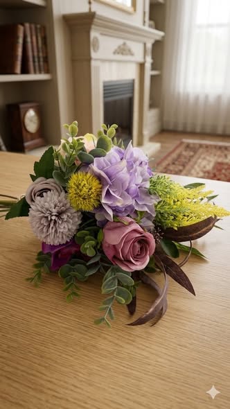高級感仿真藝術花束1