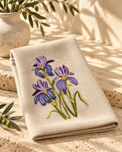 Busatti 托斯卡尼｜花語刺繡織巾系列1