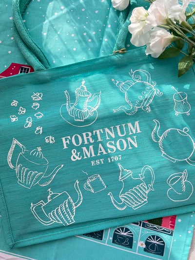 Fortnum & Masion聖誕節限定限量款系列提袋/茶巾3