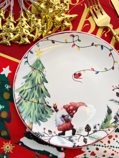 聖誕老公公餐盤4