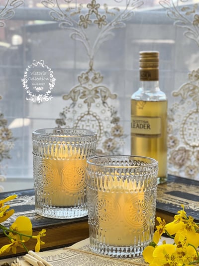 巴洛克玻璃水杯/咖啡杯(小)1