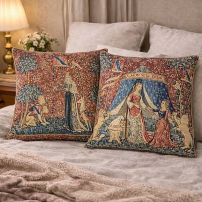 歐洲ADL刺繡抱枕套1