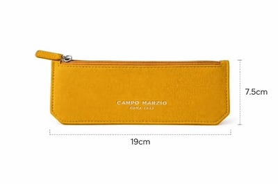 Campo Marzio質感皮革扁形筆袋/收納袋3