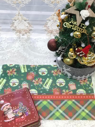 聖誕風印花餐墊/桌墊5