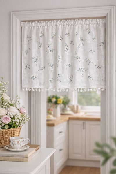 小碎花夢幻半簾/門簾6