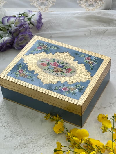 義大利佛羅倫斯手工長方型儲物盒9