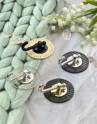 透亮免打孔強粘掛勾(4入一組)1