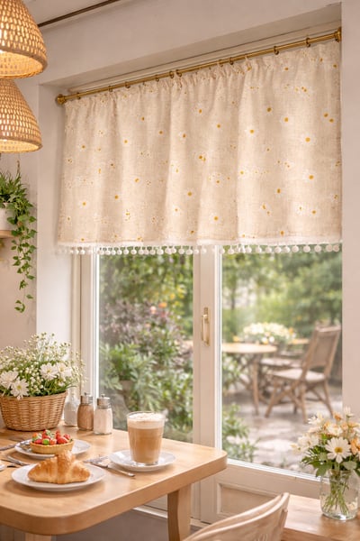 小碎花夢幻半簾/門簾5