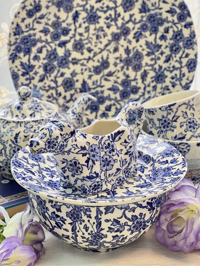 英國伯利藍色亞當餐具系列5