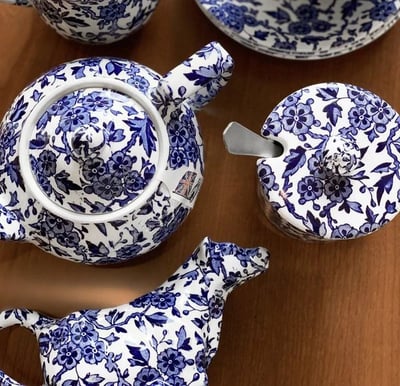 英國伯利藍色亞當餐具系列6