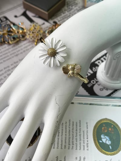 小蜜蜂白雛菊手環4