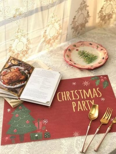 聖誕風印花餐墊/桌墊3