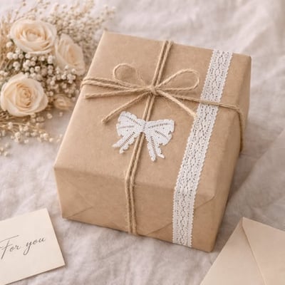 浪漫蕾絲禮物貼紙(三入組)3