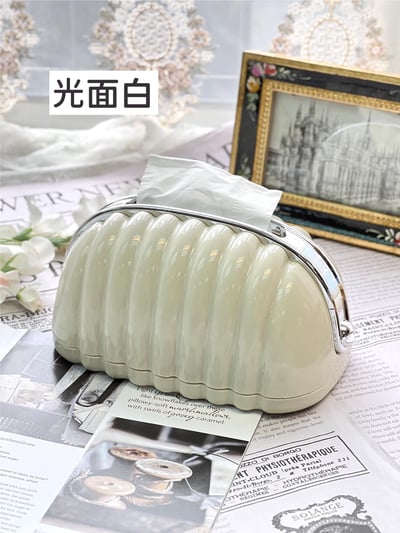 北歐超質感貝殼面紙盒4