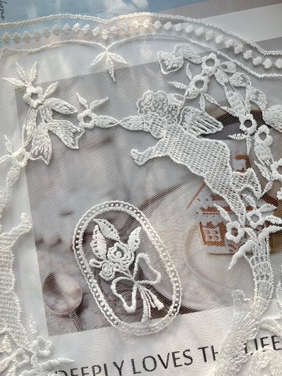 法式小天使蕾絲墊2