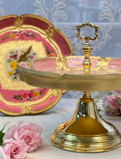 義大利佛羅倫斯手工高腳蛋糕盤6