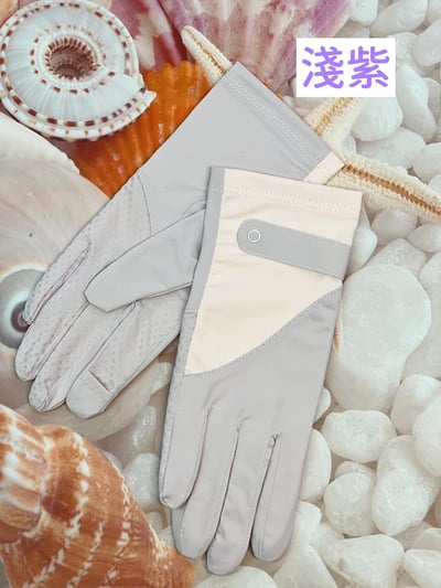 冰絲觸屏防曬手套2
