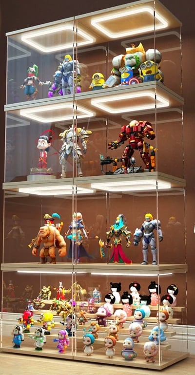 燈光收納展示盒6