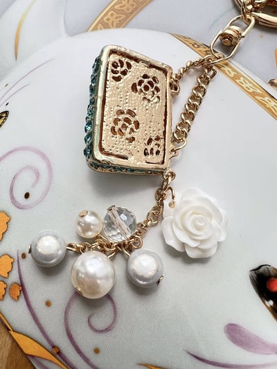 璀璨小香風鑰匙圈5