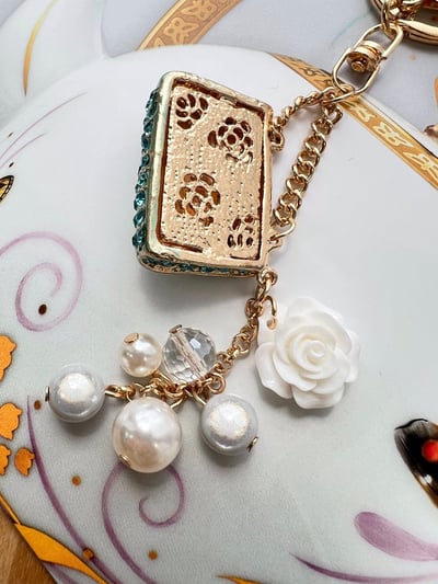 璀璨小香風鑰匙圈7