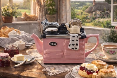 英國造型壺-粉色英國Aga壺(小)Aga Style1
