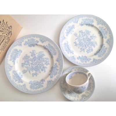 英國伯利亞洲藍玫瑰餐具系列2