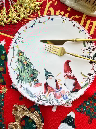 聖誕老公公餐盤2