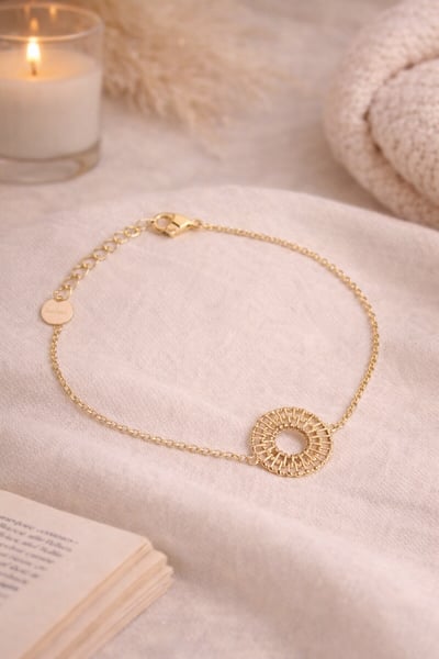 法式金色晨光手鍊1