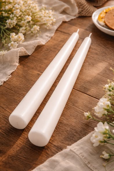 歐式極簡長型蠟燭 (成對販售)1