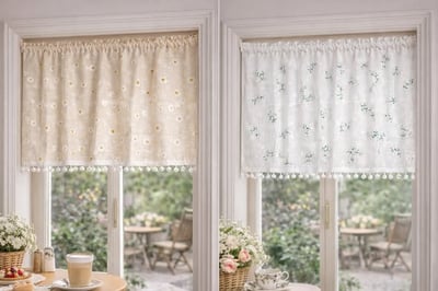 小碎花夢幻半簾/門簾1