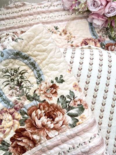 法式鄉村玫瑰沙發墊系列6