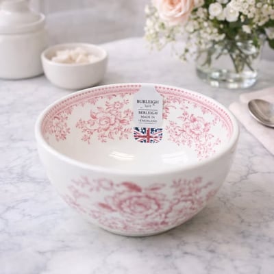 英國伯利粉玫瑰餐具系列4