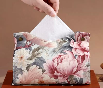 油畫皮革面紙盒8