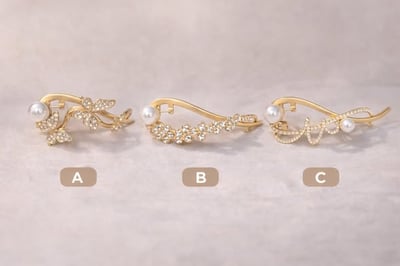 氣質珍珠蝶舞髮扎2