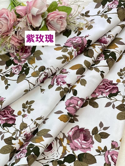 法式田園玫瑰美布/裸布2