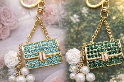 璀璨小香風鑰匙圈1