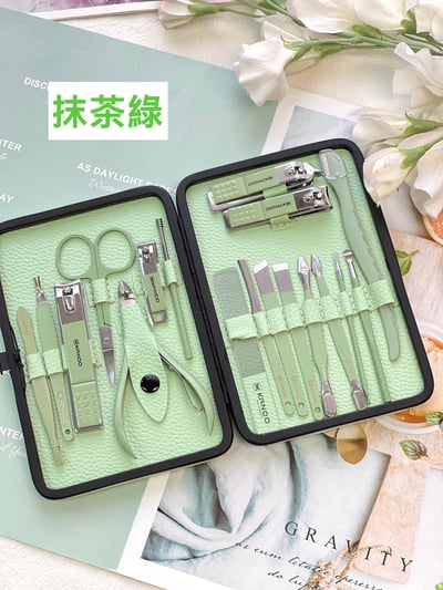 不銹鋼美容美甲18件套組5