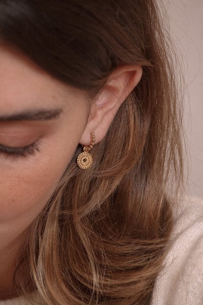 法式鏤空花輪可變式吊墜4