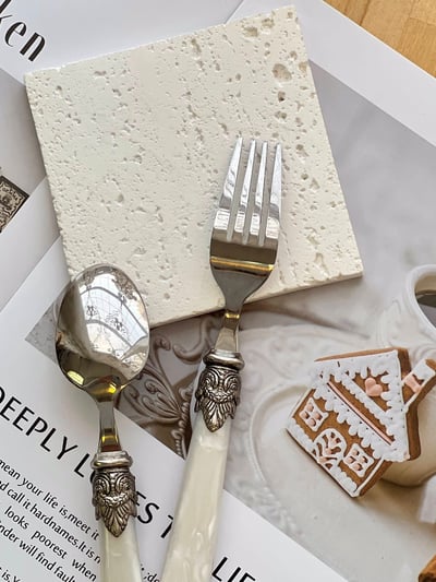 歐式宮廷風浮雕餐具4