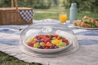 微波耐熱防噴濺/食物透明蓋罩2